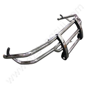 Factory Wholesale 201 Stainless Steel 3 Inch Tube Nudge Bar Front Position Bumper Bull Bar For Hiace